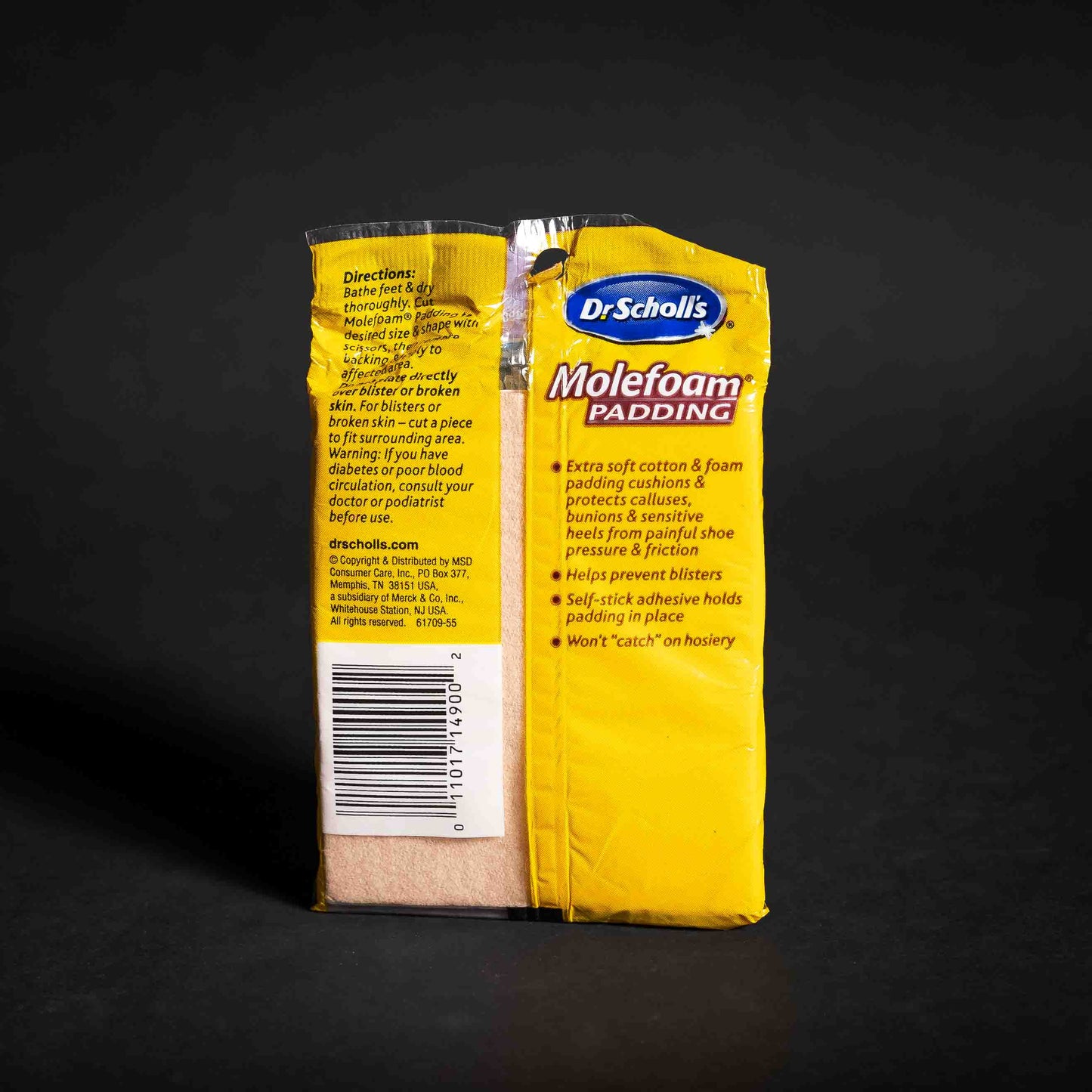 Dr. Scholl's Molefoam Padding 4x3"