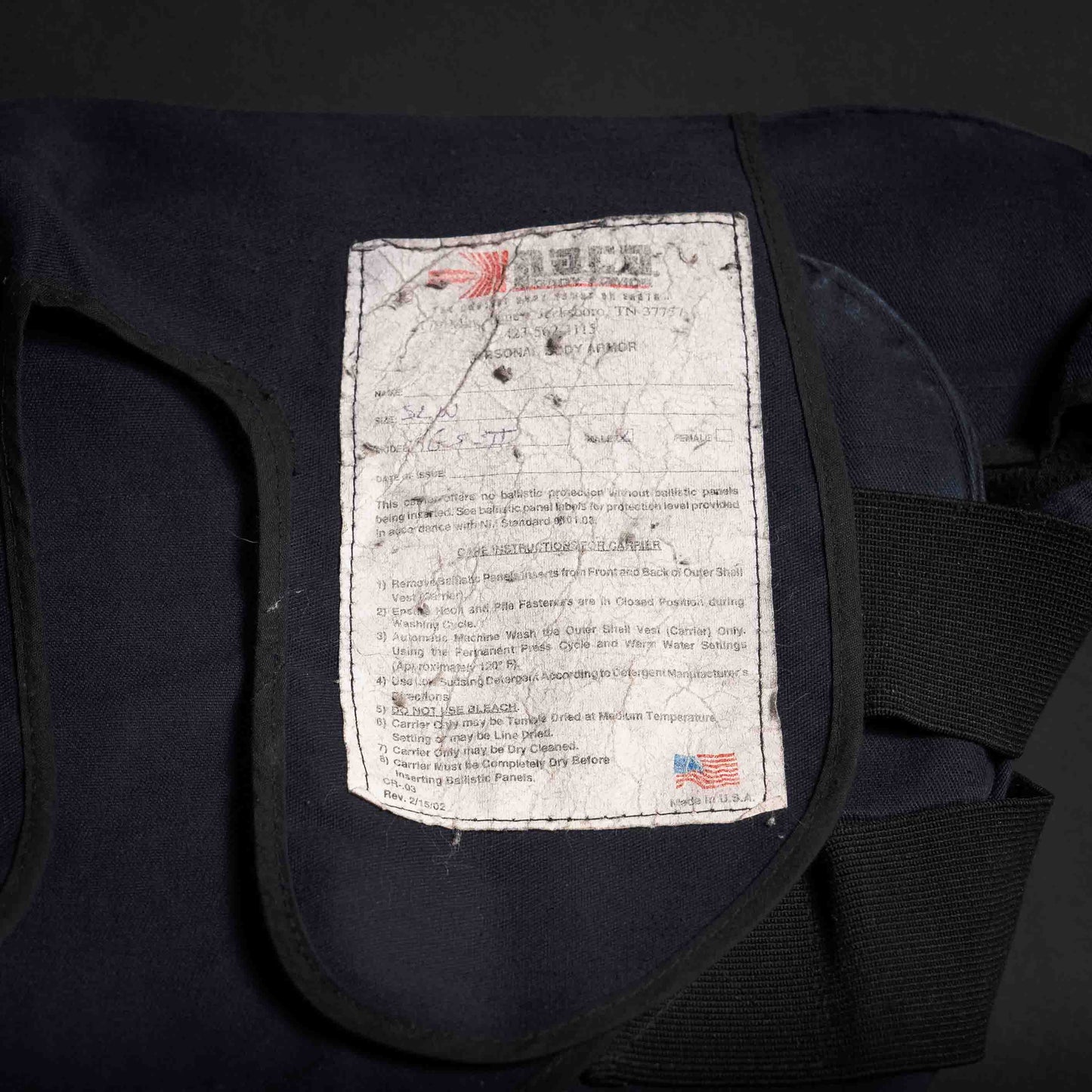 PACA Body Armor KGS-II Concealable Soft Armor