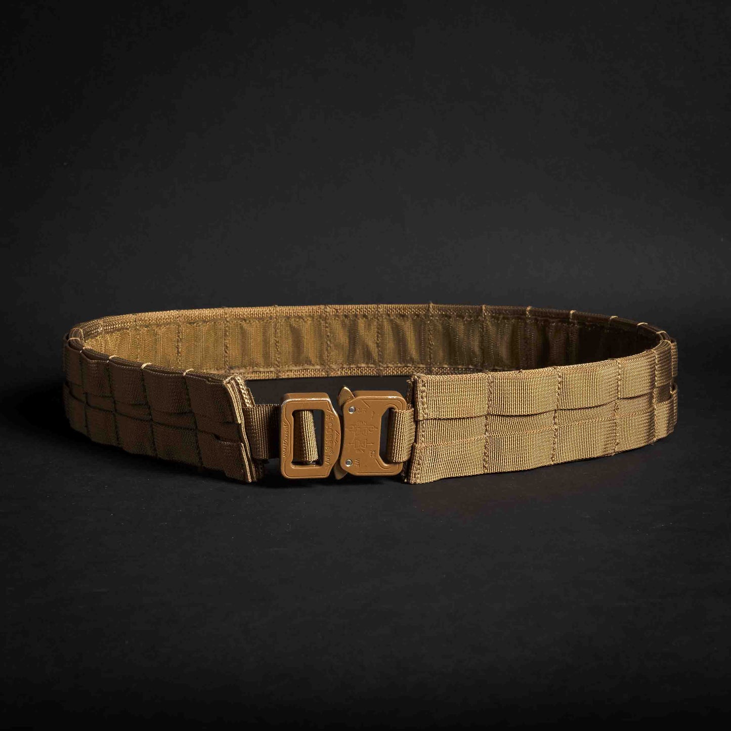 2" Molle Belt - Coyote w/ Cobra Buckle