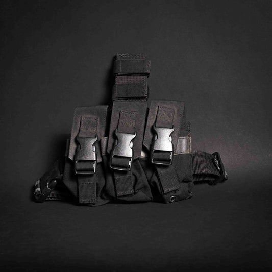 Blackhawk Drop Leg Triple Pistol Magazine Pouches